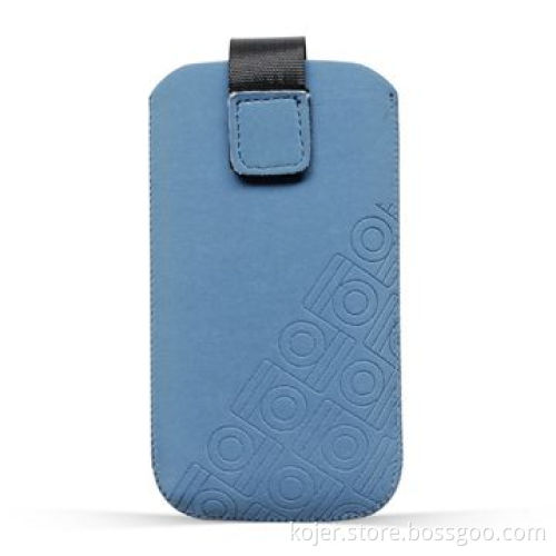 Mobile Phone Pouches with Velcro Closure, Suitable for Apple's iPhone 4 and Made of Velvet Material